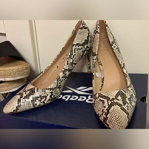 Snake skin heels